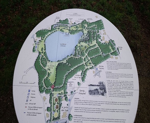 Lac Marion-Biarritz-Plan