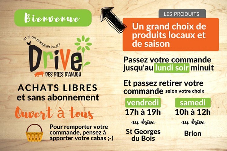 DRIVE DES BOIS D'ANJOU - ET SI ON MANGEAIT LOCAL ?