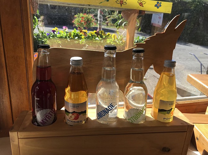 Bio-Hofladen auf dem Bauernhof Ferme de Chosal