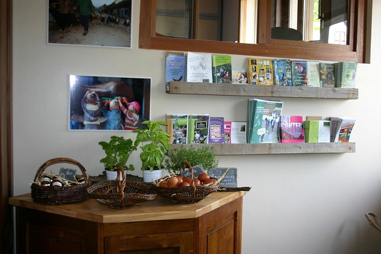 Eco-shop at the 'Ferme de Chosal'