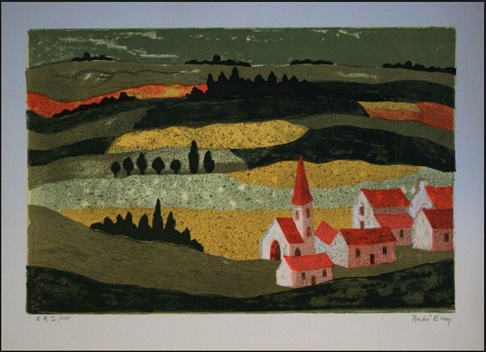 Neem vervolgens de tweede straat rechts: Rue sur les Coteaux.  Geniet even van het panorama voordat je de Rue sur les Coteaux inslaat.