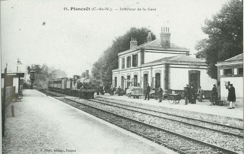 The train station