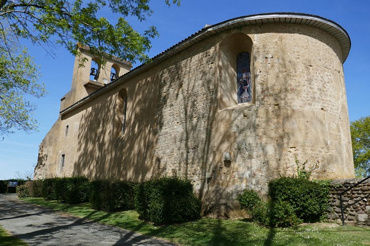Cabidos église crédit Tourisme Nord Béarn (1)