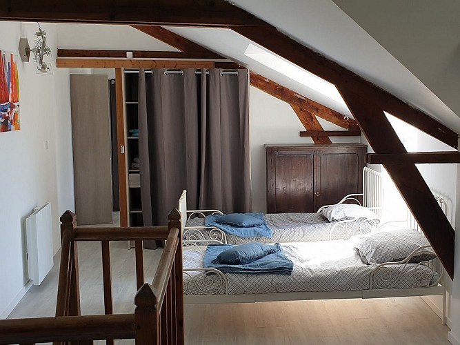 chambre 1 mezzanine- les oblates