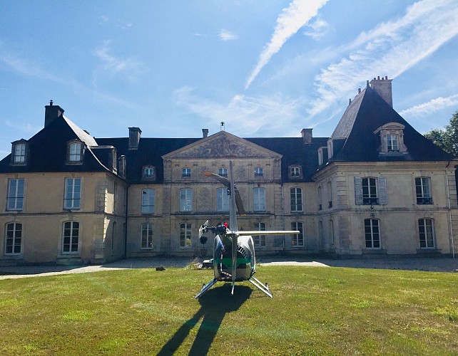 L'arrivée du château 