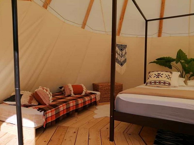 Domaine de Quiescis - chambre Le Tipi
