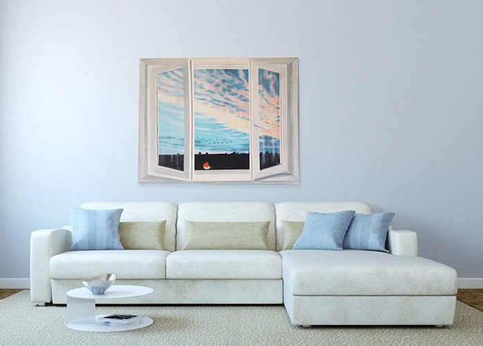 Patricia Guillaume-Peintures-personnalisées-Fenêtre en trompe-l'oeil