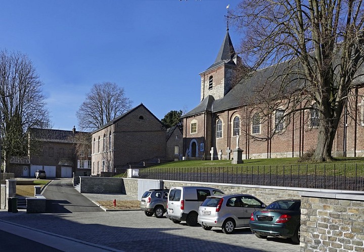Site Bériche - Eglise, Maison du Sonneur, Presbytère / Oleye