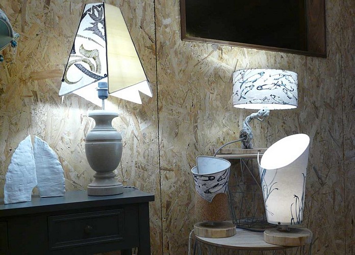 Marie-Pierre Dupérier, tapissier/abat-jouriste