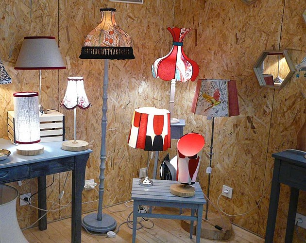 Marie-Pierre Dupérier, tapissier/abat-jouriste