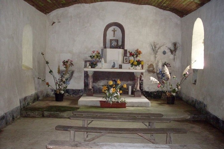 Intérieur de la chapelle