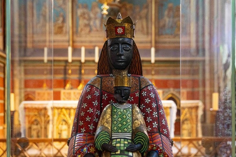 Vierge Noire émaillée