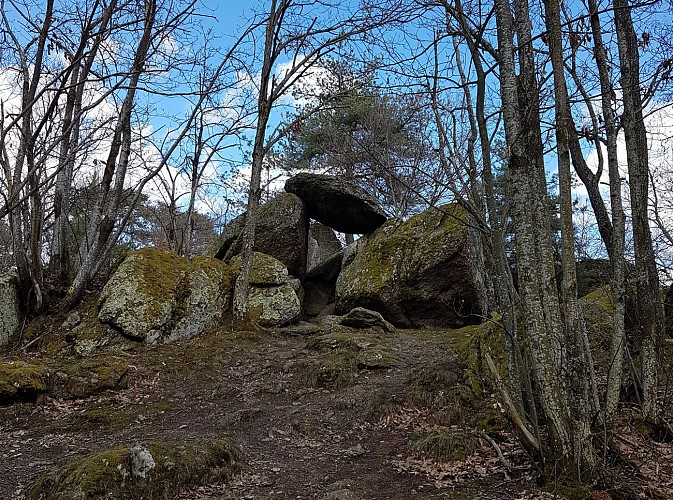 Le dolmen de la Roche aux Fées