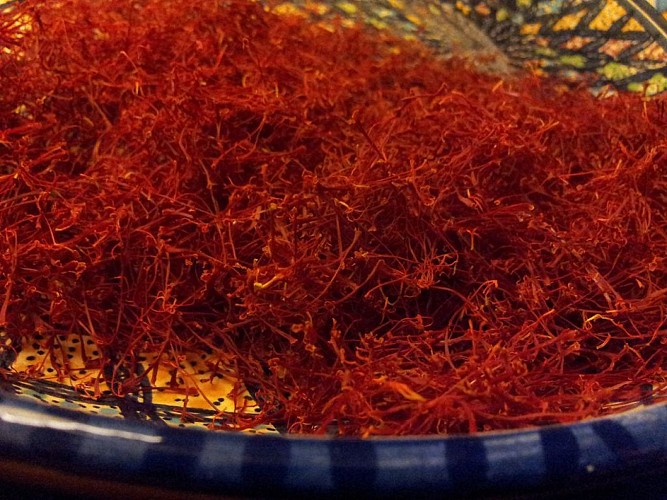 Saffraan van de Creuze-Vallei van de drie meren.