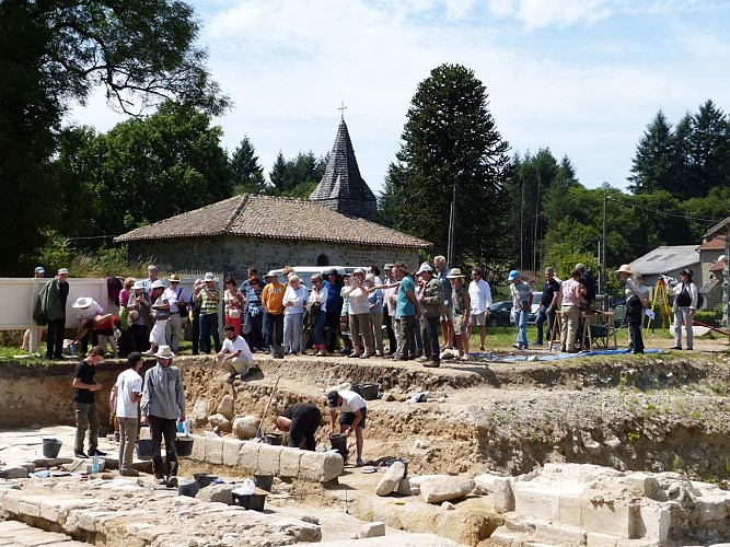 SAINT SYLVESTRE Fouilles de Grandmont (1)