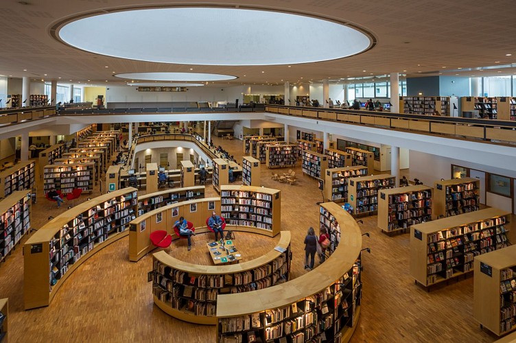 Französische multimediale Bibliothek