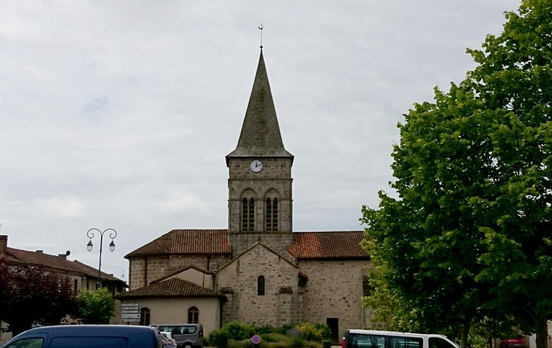 Church in Saint Laurent sur Gorre