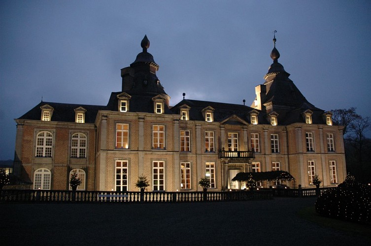 Domaine du Château de Modave - Modave - Vue nocturne façade