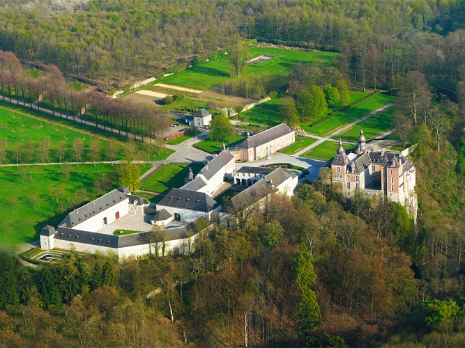 Domaine du Château de Modave - Modave - vue aérienne