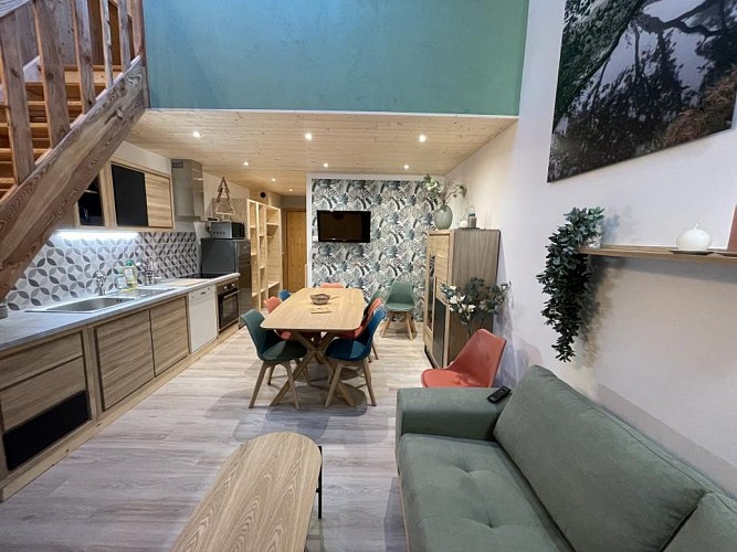 Duplex flat 6 persons - Moyenmont - Natural setting with forest and river views