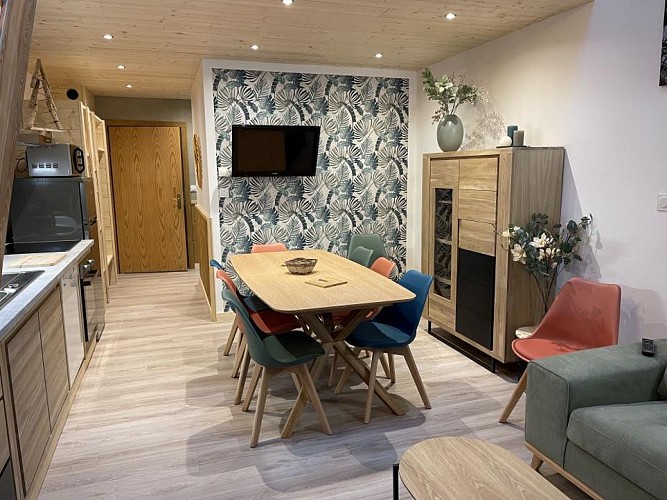 Appartement duplex 6 personnes - Moyenmont - Ambiance nature vue forêt et rivière - Bol d'air