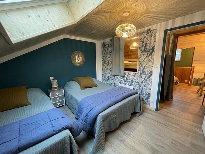 Appartement duplex 6 personnes - Moyenmont - Ambiance nature vue forêt et rivière - Bol d'air