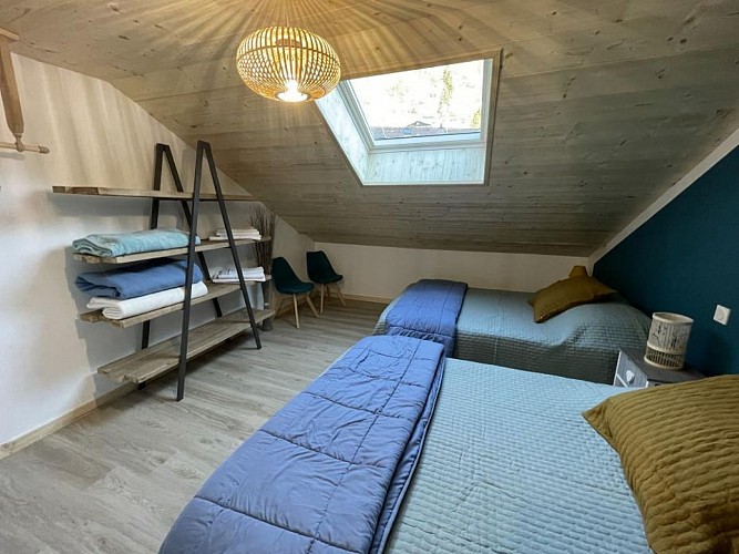 Appartement duplex 6 personnes - Moyenmont - Ambiance nature vue forêt et rivière - Bol d'air