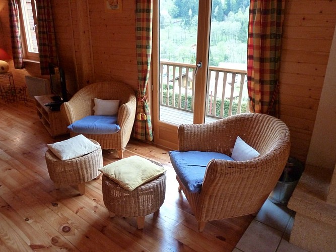 Chalet 10 persons - Le Faucon - Mountain view and fireplace