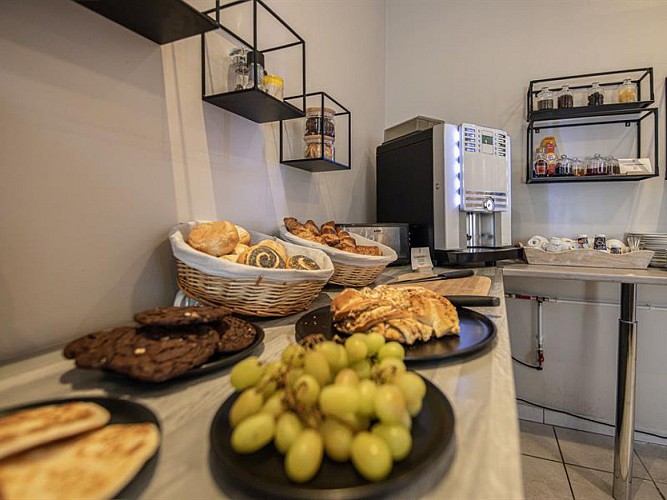 Buffet gourmand du petit-déjeuner