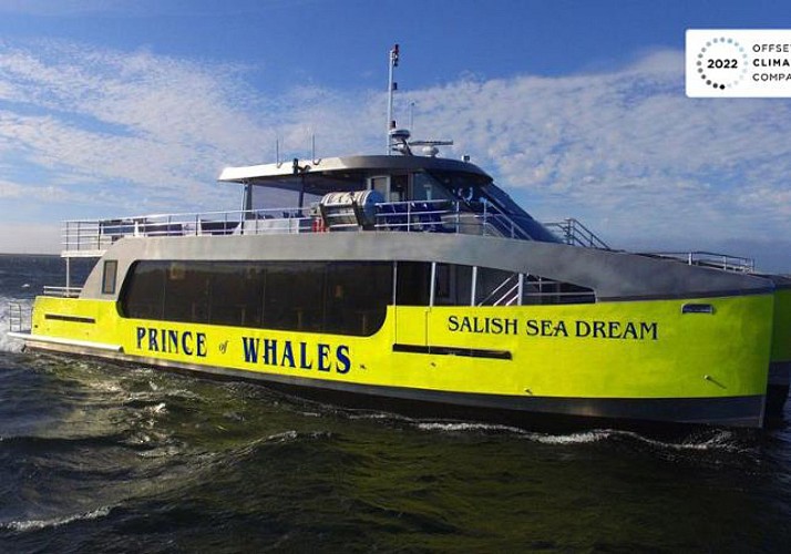 Transfert en bateau de Victoria à Vancouver & Observation des baleines (aller simple)