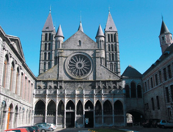 Notre-Dame de Tournai cathedral, listed by UNESCO