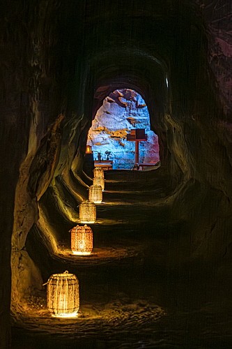 Medieval Underground Passageway at Castella
