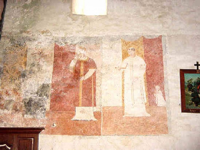 peintures murales- église Saint Clément de Choue
