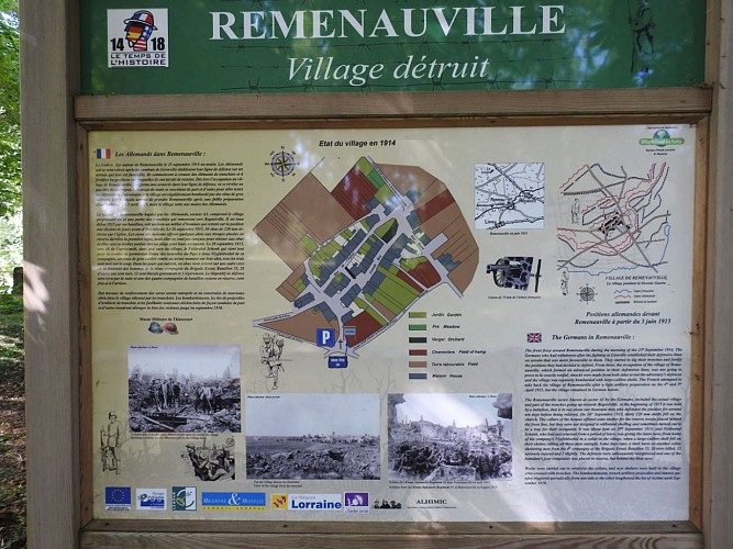 Village détruit de Reménauville
