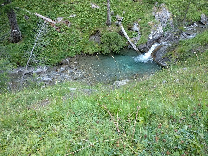 ☀  Jour 5 - Gîte Ancolie Bleue (Abriès) ➡ Refuge Font de Cervières