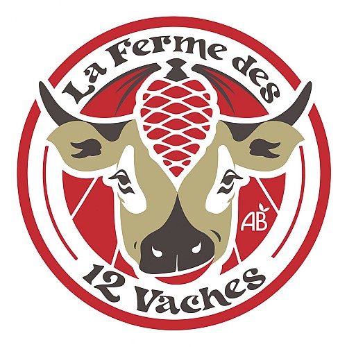 logo ferme des vaches
