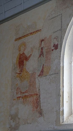 Fresque murale- église Notre Dame de Villavard