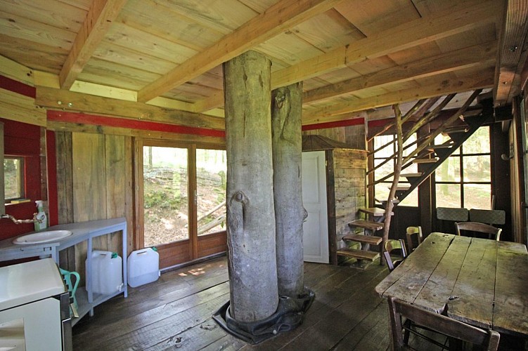 Cabane du "Vieux Huraud" à Saint Sylvestre en Haute-Vienne (Nouvelle Aquitaine) - grande cabane_8