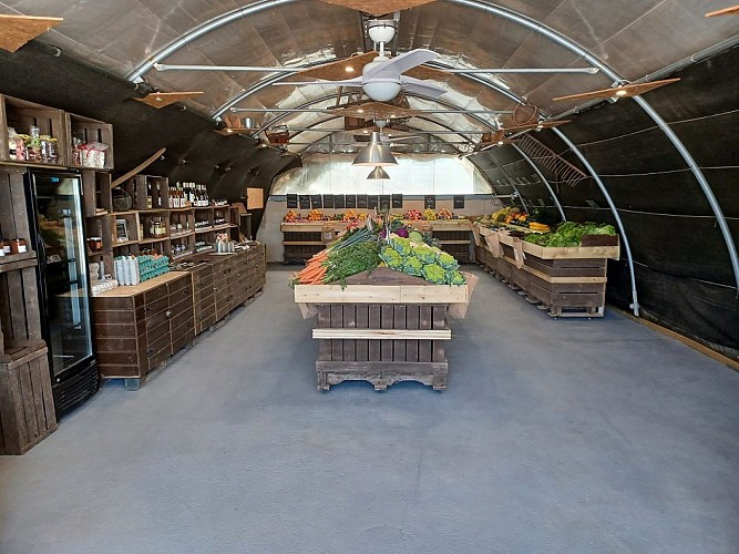 Le Potager des Mauges, magasin à la ferme