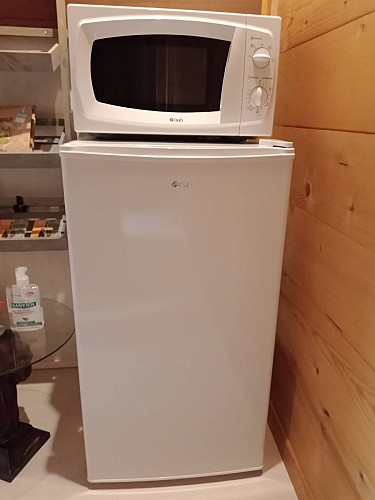 réfrigérateur et micro-ondes