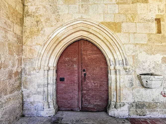 Portail de l'église Notre-Dame - Saint-Aubin-de-Branne