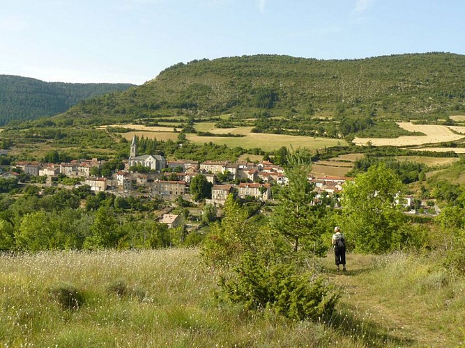 Vue sur le Village de St-Félix-de-Sorgues