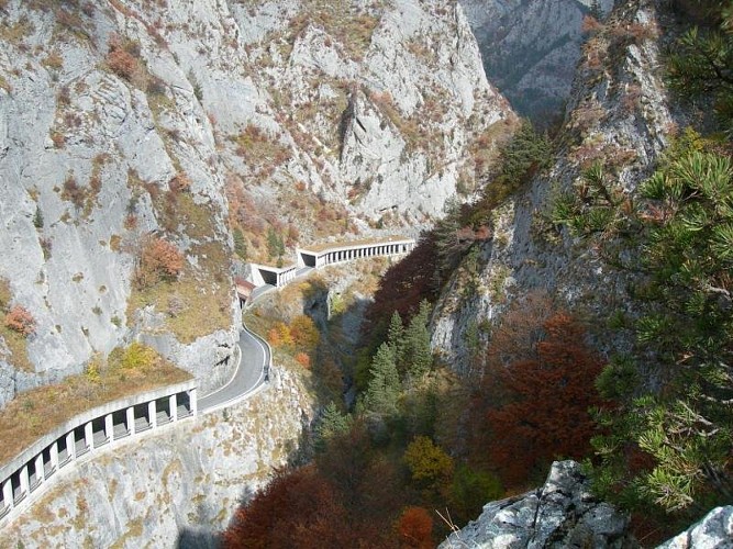 La Gola delle Fascette dall'alto
