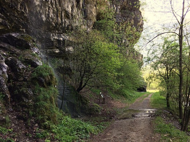 L'ingresso delle grotte del Bandito