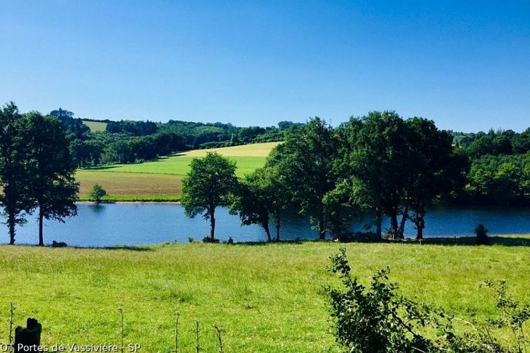 Panoramic view over the Maulde Valley