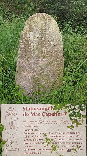 Statue-menhir du Mas Capelier