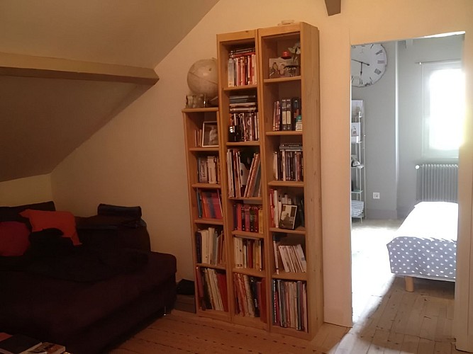 Brigitte Leconte Chambre d'hôtes à Lisieux Vue petit salon détente