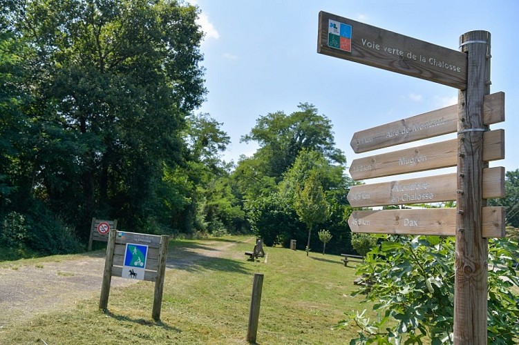 Voie verte de chalosse pique-nique 6TiS