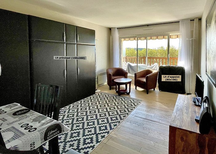 STUDIO 151 AVEC LIT D'APPOINT