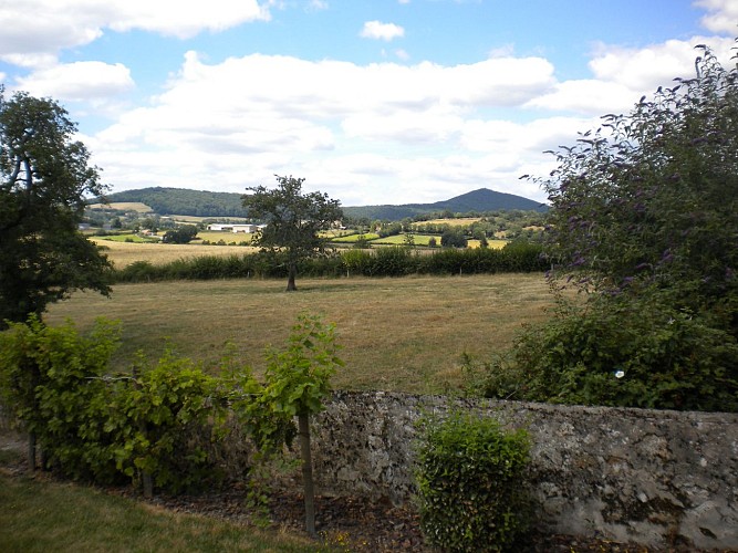 Depuis le jardin : la vue respire à pleins poumons !